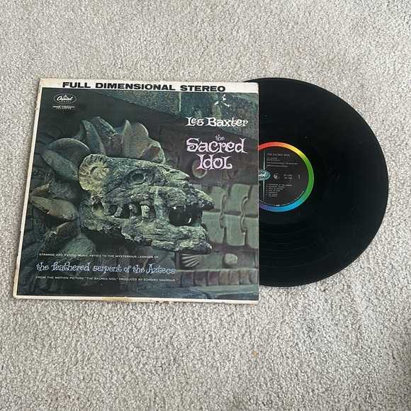 Les Baxter Rare The Sacred Idol Vinyl Record 1960s - Picture 1 of 3